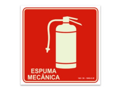 Sinalização Fotoluminescente  Espuma Mecânica