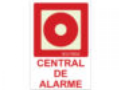 Sinalização Fotoluminescente Central de Alarme Incêndio