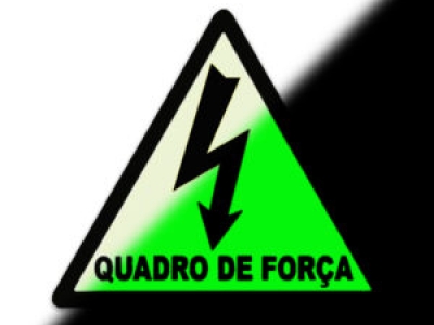 Sinalização Fotoluminescente Quadro de Força