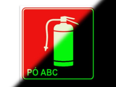 Sinalização Fotoluminescente Pó ABC