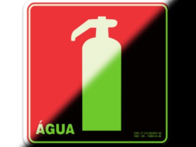 Sinalização Fotoluminescente Água